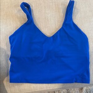 lululemon athletica Blue Crop Top